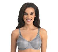Dominique Mystique Women's Full Figure Comfort Fit Seamless Minimizer Bra #7000 (32A-46H), Grey Smoke, 34C