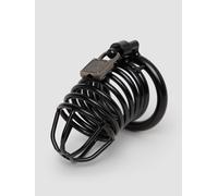 DOMINIX Deluxe Chastity Cock Cage 4.5 Inch - Black Black