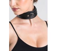DOMINIX Deluxe Leather Collar - Black Black