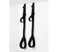 Dominix Deluxe Over the Door Sex Swing with Wrist Straps - Black Black