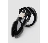 DOMINIX Deluxe Rigid Plastic Chastity Device 3 Inch - Black Black