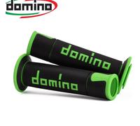 Domino A450 Hand Grips Moto Scooter On Road Racing Black Green Perforated