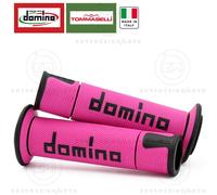Domino A450 Road Racing Grips Pink and Black - Medium Soft
