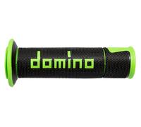 DOMINO Pair of Handlebars Black/Green Racing Road