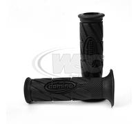 Domino Black Open Ended Motorcycle Handlebar Grips 5519.82