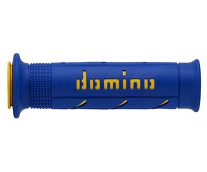 DOMINO BLEU A250 Road Racing Dual Compound Motorcycle Grips, Without Knurl
