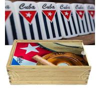 Domino Cubano Doble Nueve Cuban Dominoes Double Nine with Cuban Flag on Chips Cuban Traditions Great for Gift