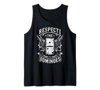 Domino Game Respect The Dominoes Tank Top