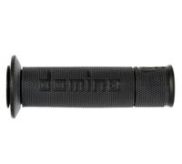 DOMINO Pair of Anthracite/Black Motorcycle Handlebar Grips for Sport Bike
