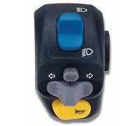 Domino Handlebar Switch Half Left Side, black