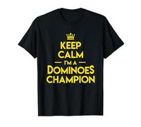 Domino Match Player Keep Calm I'm A Dominoes Champion T-Shirt