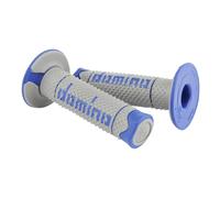 handlebar grip set Domino A260 off-road grey / blue