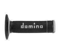 Domino off-road motorcycle grip cover A190 black-grey closed end 120-123mm (pair