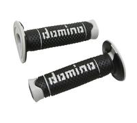Domino off-road motorcycle grip cover A260 black-grey closed end 120mm (pair)
