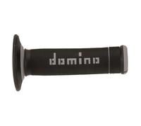 Genuine Domino Black + Grey Speedway X-Treme Handlebar Grips for Peugeot Bikes