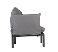 Domino Outdoor Sofa 2-seater Jan Kurtz Black/Graphite Grey - 4021224422559