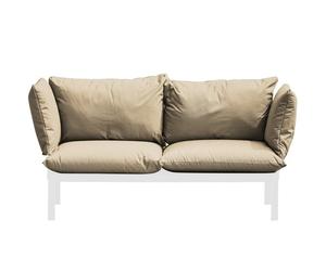 Domino Outdoor Sofa 2-seater Jan Kurtz White/Taupe - 4021224422542