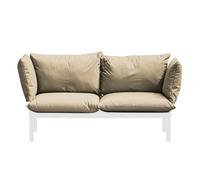Domino Outdoor Sofa 2-seater Jan Kurtz White/Taupe - 442254