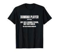 Domino Player Definition Proud Funny Dominoes T-Shirt