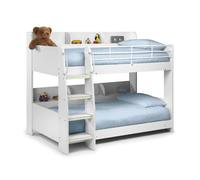Domino Single Bunk Bed White - Julian Bowen | TJ Hughes