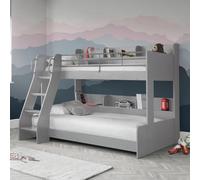 Domino Triple Sleeper Bed - Grey