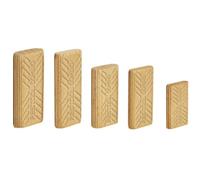 Domino Wooden Joining Biscuits, 20mm - 50mm, Various Sizes (Pack of 20, 50, 100) (100, 10x50)