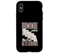 Dominoe Where The Fun Gets Serious Case for iPhone X/XS