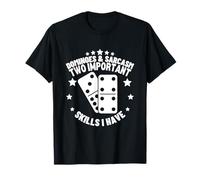 Dominoes and Sarcasm Funny Domino Player T-Shirt