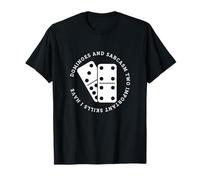 Dominoes and Sarcasm Funny Domino Player T-Shirt