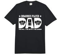 Dominoes Player Dad The Idol Domino Lover Dominoes Player Comfort Colors Adult Heavyweight T-Shirt