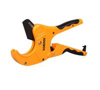 DOMINOX Plastic Pipe Cutter 64mm, Ratchet Pipe Cutter | Heavy-Duty PVC Cutter Tool for PPR PVC PEX Hoses and Plumbing Pipe Tool,SK5 Blade and Aluminum Alloy Body