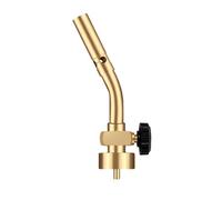 DOMINOX Propane Torch 011Pro, Brass, 2500 ℉, Manual Start for Soldering, Brazing, Welding, Thawing and Cooking