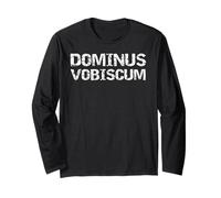 Dominus Vobiscum Catholic Saying Latin The Lord Be With You Long Sleeve T-Shirt