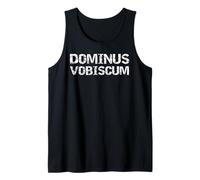 Dominus Vobiscum Catholic Saying Latin The Lord Be With You Tank Top