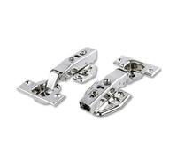 2 Pack 4-inch Cabinet Hinges - Soft Close Kitchen Cupboard Door Hinge, Concealed Hinges for Wardrobe, Cabinets & Kitchen Door Replacement, Close Soft
