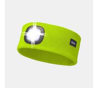DOMIRA Rechargeable Led Head Torch | Super Bright Headlamp for Running, Camping, Hiking | Waterproof Hard Hat Light | USB Headtorch | Head Lamp for Adults, Kids, Fishing, Mechanic, Work (Yellow)