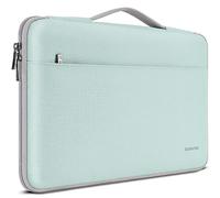 DOMISO 13.3 inch Laptop Sleeve with Handle Waterproof Bag Case for 13" Alt MacBook Pro/MacBook Air/13.5" Microsoft Surface Book 2020/MateBook D14/Surface Laptop 4,Mint Green