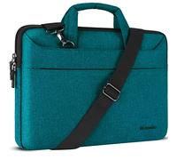 DOMISO 14 inch Laptop Bag Computer Messenger Shoulder Bag,Compatible with 14-15 inch Lenovo HP Dell Laptop,MacBook Air 15,Teal