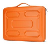 DOMISO 14 inch Laptop Sleeve with Handle Shockproof Waterproof EVA Protective Case for 14" Lenovo ThinkPad E480/Yoga 920/13.5" Microsoft Surface Book/HP Pavilion 14 Stream 14/14" Notebook, Orange