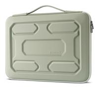 DOMISO 14 inch Laptop Sleeve with Handle Shockproof Waterproof EVA Protective Case for 14" Lenovo ThinkPad E480/Yoga 920/13.5" Microsoft Surface Book/HP Pavilion 14 Stream 14/14" Notebook, Mint Green