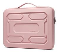 DOMISO 14 inch Laptop Sleeve with Handle Shockproof Waterproof EVA Protective Case for 14" ThinkPad E480/Yoga 920/13.5" Microsoft Surface Book/HP Pavilion 14 Stream 14/14" Notebook, Pink