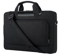 DOMISO 15-15.6 Inch Laptop Sleeve Business Briefcase Computer Case Compatible with Lenovo 15.6" Ideapad 330/16" MacBook Pro/HP EliteBook 850 G3/Envy x360 15/Latitude 3580/Acer Chromebook/Asus,Black