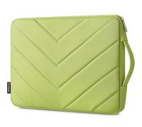 DOMISO 15-15.6 inch Quilted Laptop Sleeve 15.6 inch Laptop Case for MacBook Air 15 15.6 inch Carrying Case for Women Compatible with MacBook Pro 15 inch M3 2024/ Pro 15 A1990 Surface Laptop 15,Green