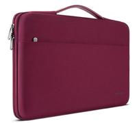 DOMISO 15.6 inch Laptop Case Sleeve Protective Cover Compatible with 16 inch MacBook Pro M4 M3 M2/Pro Max,15.6-16 inch HP Dell ASUS Lenovo Chromebook,Waterproof Computer Cases Bag with Handle,Wine