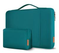 DOMISO 15.6 inch Laptop Case Sleeve Protective Cover Compatible with 16 inch MacBook Pro M4 M3 M2/Pro Max,15.6-16 inch HP Dell ASUS Chromebook,Waterproof Computer Cases Bag with Handle,Turquoise