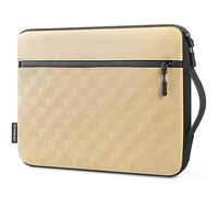 DOMISO 15.6 Inch Laptop Sleeve Case - Lightweight Waterproof Protective Cover for MacBook Air M3 2024/2023, MacBook Pro 15.6", Dell XPS, HP Pavilion & More | Beige