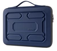 DOMISO 15.6 inch Laptop Sleeve with Handle Shockproof Waterproof EVA Protective Case for 15.6" Yoga 720 IdeaPad 310 320 ThinkPad T570/16 ThinkPad T16/HP Envy 15/15.6" Notebooks, Dark Blue