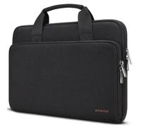 DOMISO 15.6 inch Water-Resistant Laptop Sleeve Bag Carrying Case with Handle for Lenovo Yoga 720 IdeaPad S510 320 ThinkPad T570 E575/HP Envy Pavilion/Dell XPS 15/15.6" Notebooks,Black
