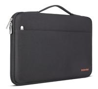 DOMISO 17 Inch Laptop Sleeve Canvas Notebook Portable Carrying Bag Case for 17,3" HP Pavilion 17/17" ZBook Fury 17,3 G8 /IdeaPad 3 Gen 7/Chromebook 317, Black