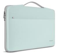 DOMISO 17 inch Laptop Sleeve Protective Case Cover Compatible with 17-17.3 inch HP Dell ASUS Lenovo Chromebook,Waterproof Computer Cases Bag with Handle,Mint Green